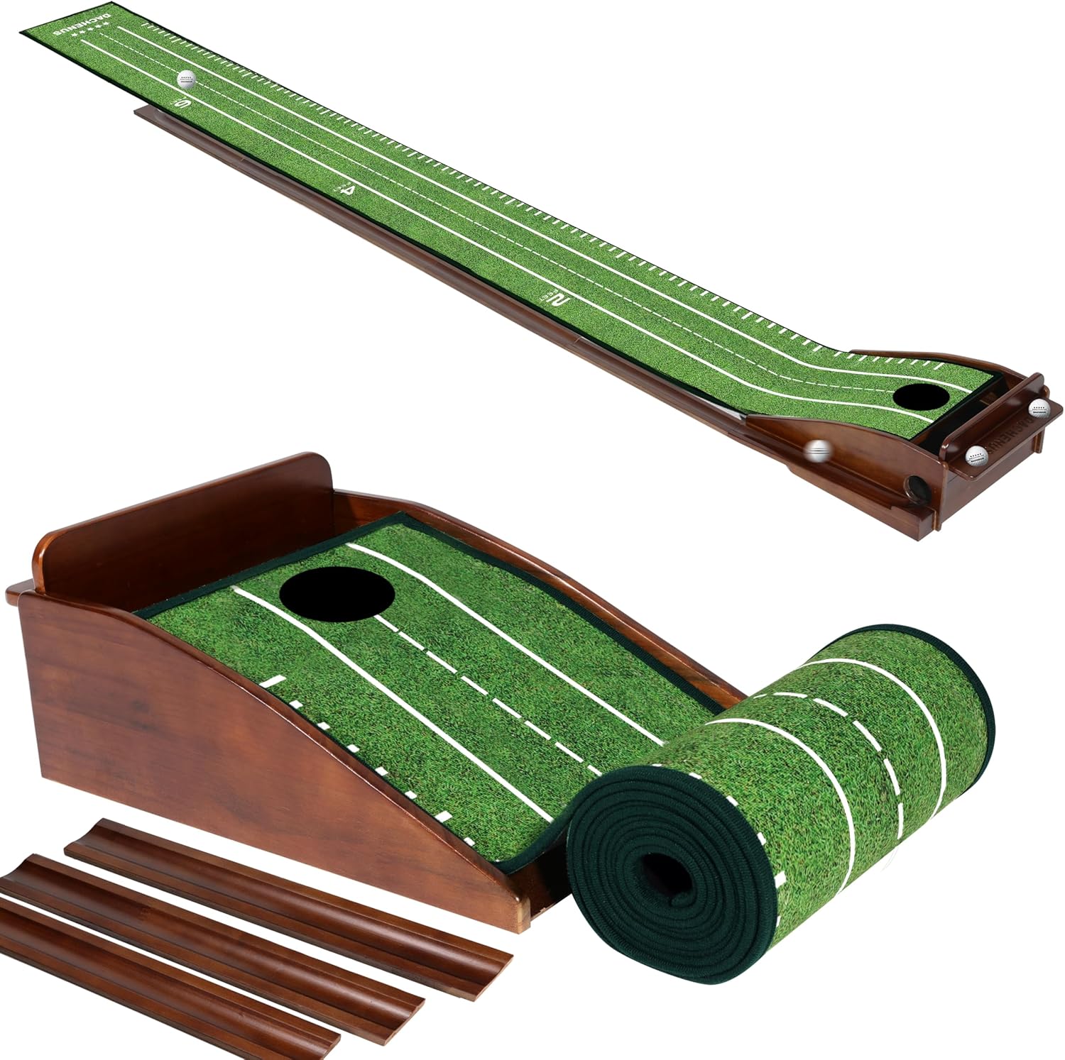 Golf Putting Mat - Indoor Outdoor Golf Putting Mat with