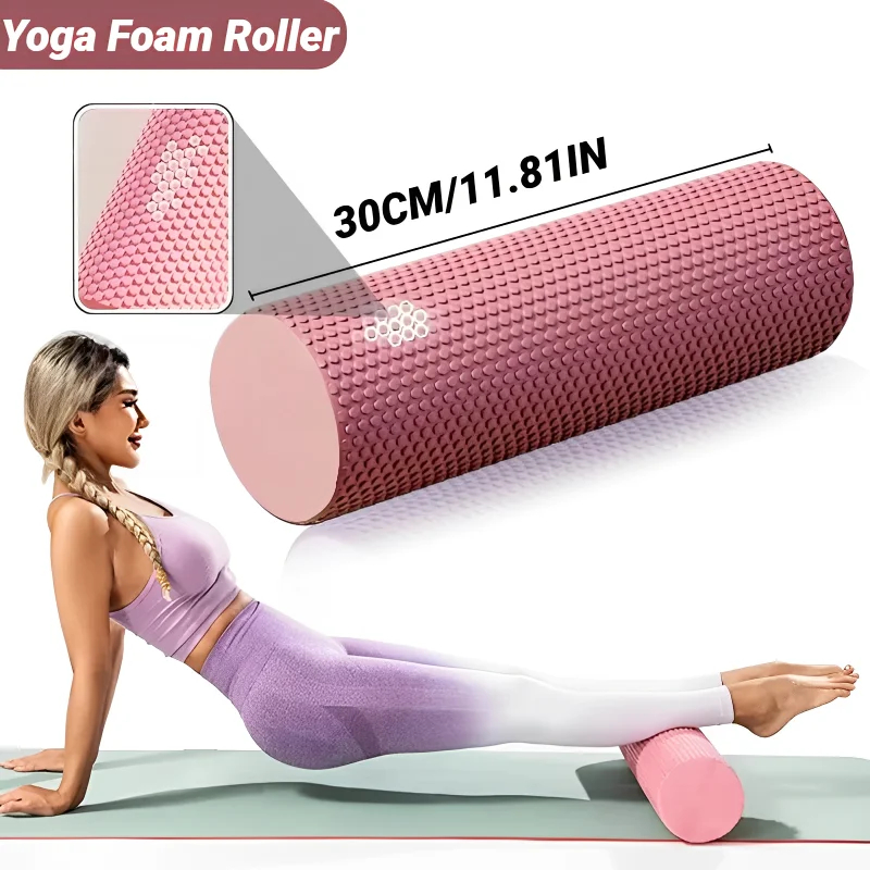 Sports Equipment At Home - Hexagonal Yoga Roller: EVA Foam Cylinder