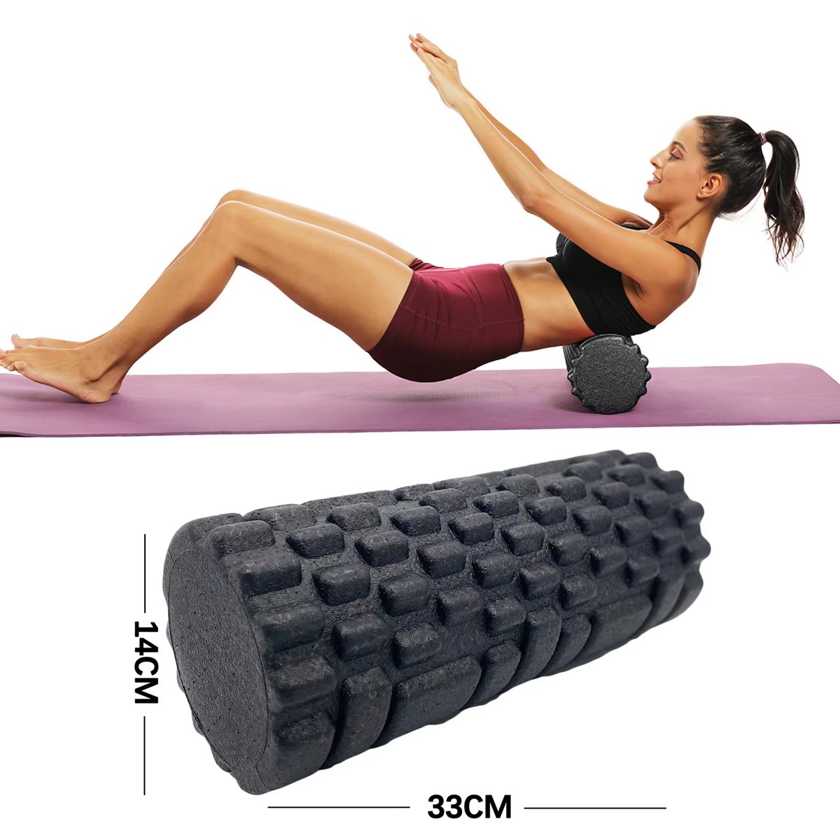 Sports Equipment At Home - 30/33cm Fitness Foam Roller Yoga Massage