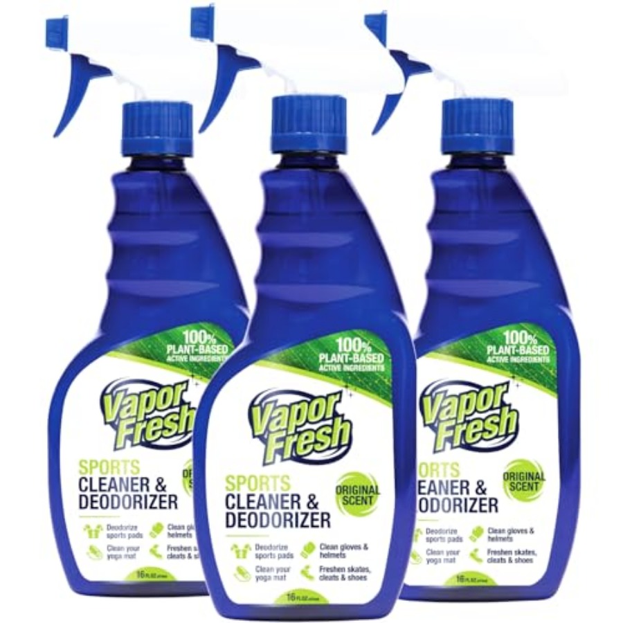 Sports Equipment Deodorizer - Vapor Fresh Sports Cleaner and Deodorizer