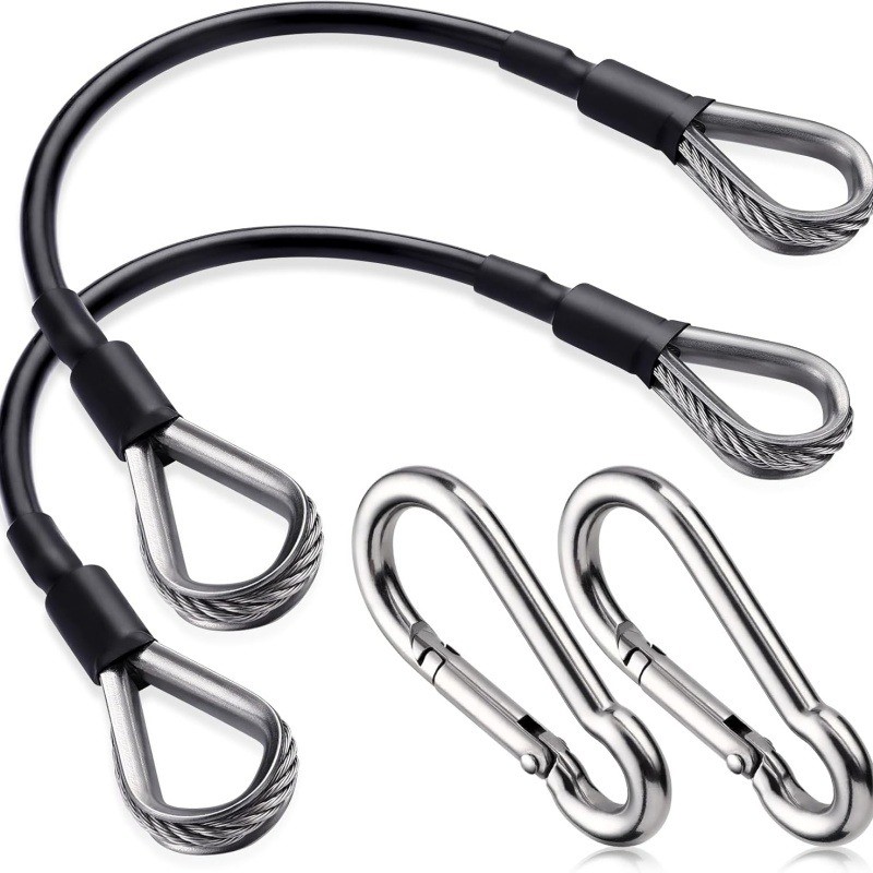 Sports Equipment At Home - 1/2Pcs 25cm Gym Cable Extension Compatible