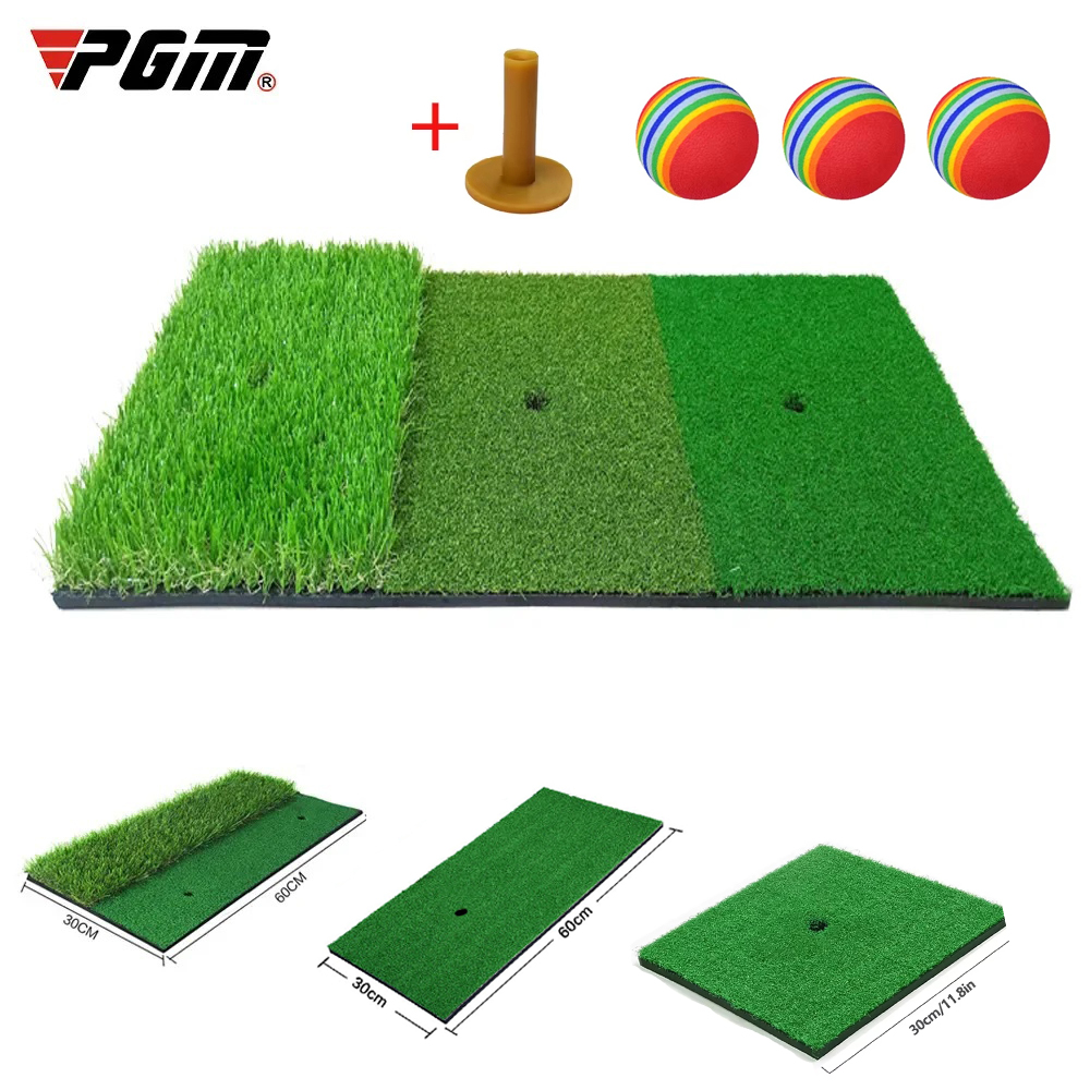 Golf Putting Mat - PGM Golf Hitting Mat Artificial Turf