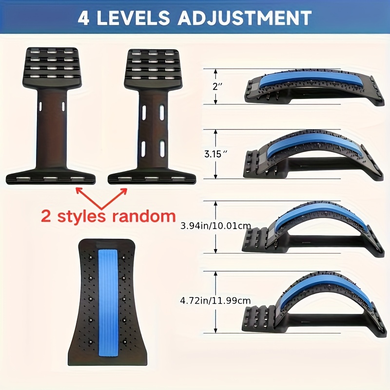 3-Level Back Stretcher Posture - Sports Equipment At Home avaliação e preço