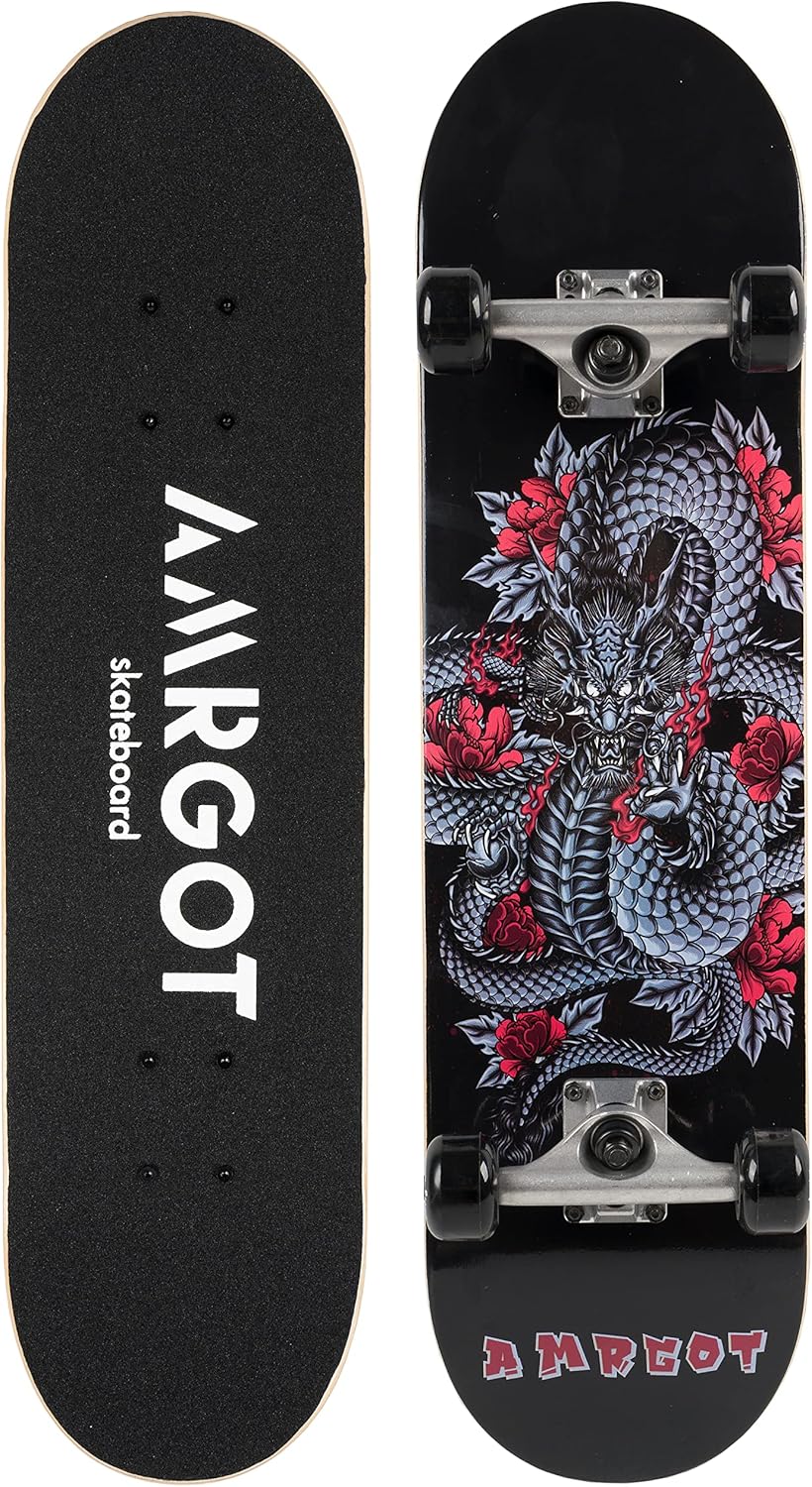 31x8 Inch Complete Skateboard  - Skateboard Complete Deck avaliação e preço