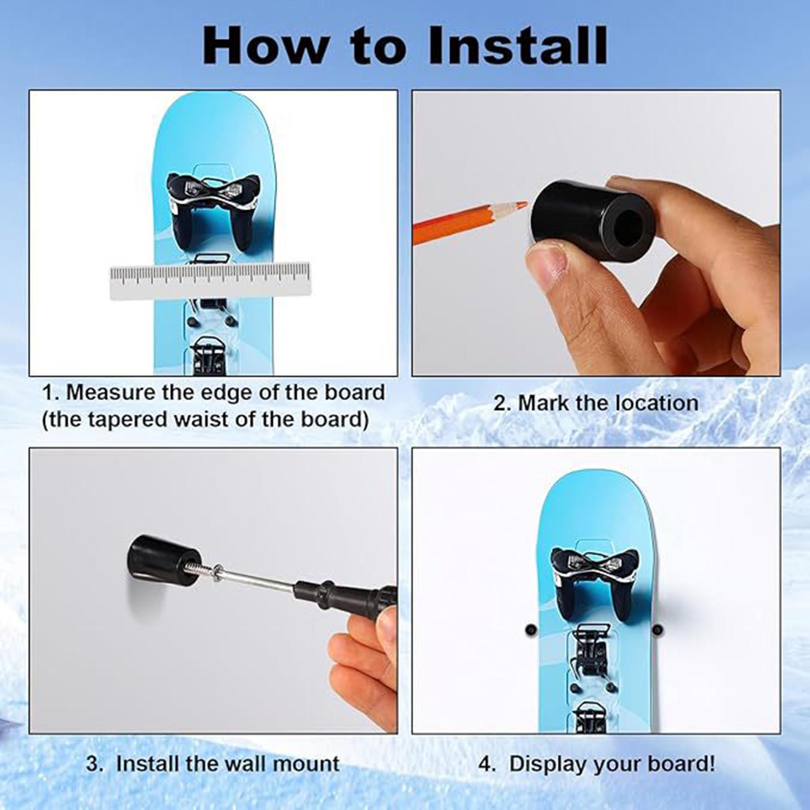 Ski Wall Mount Vertical Snowbo - Sports Equipment Store avaliação e preço