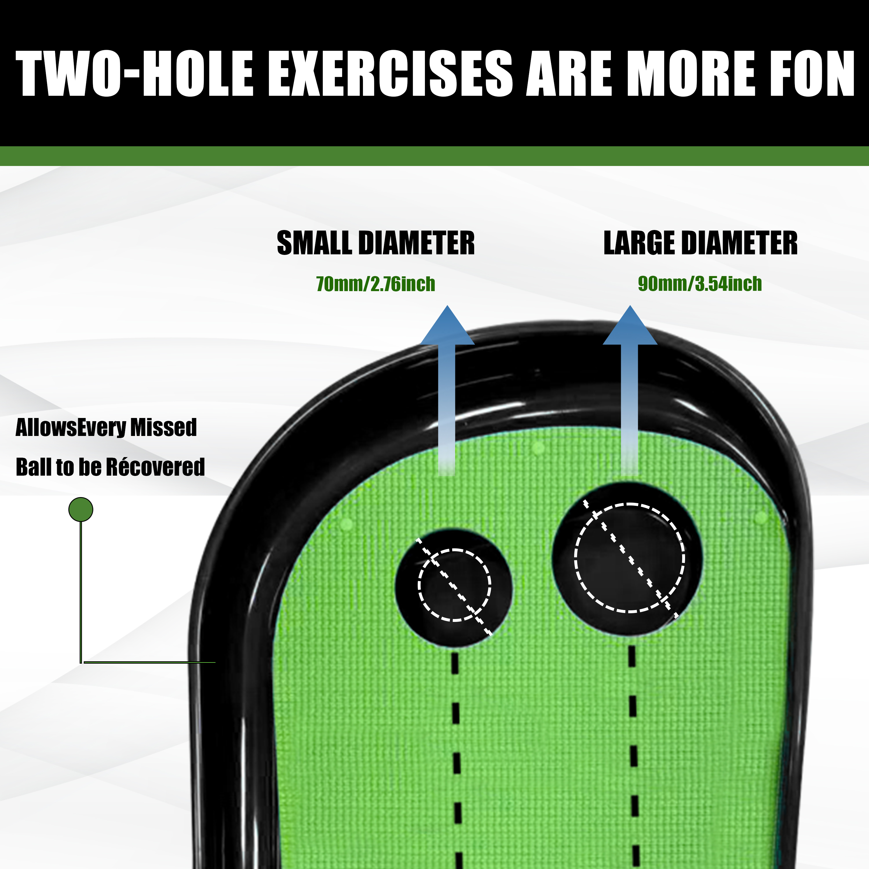 Auto Ball Return Putting Green - Golf Putting Mat avaliação e preço