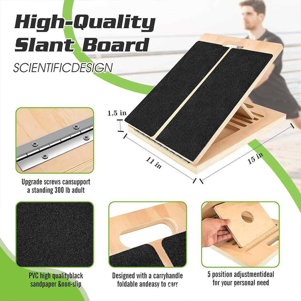 Foldable Wooden Incline Board  - Sports Equipment Website avaliação e preço