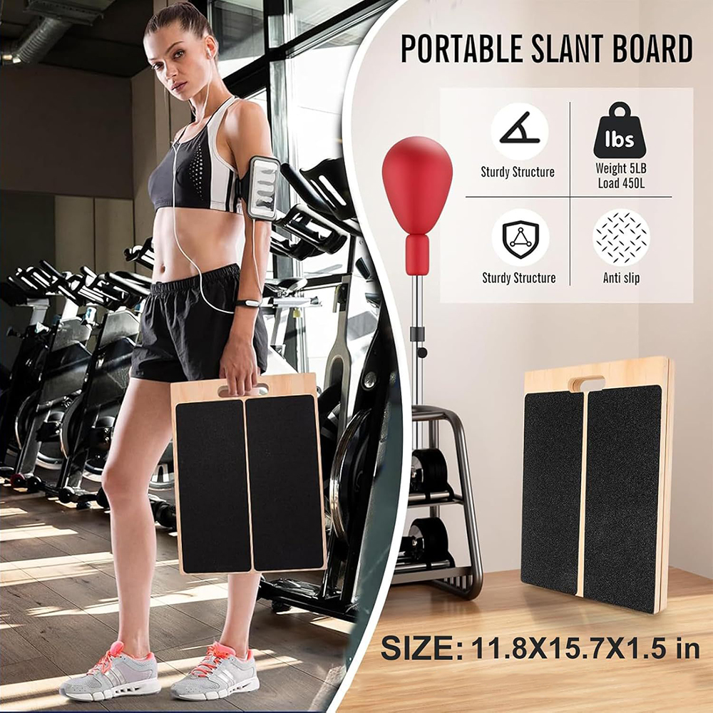 Foldable Wooden Incline Board  - Sports Equipment Website avaliação e preço