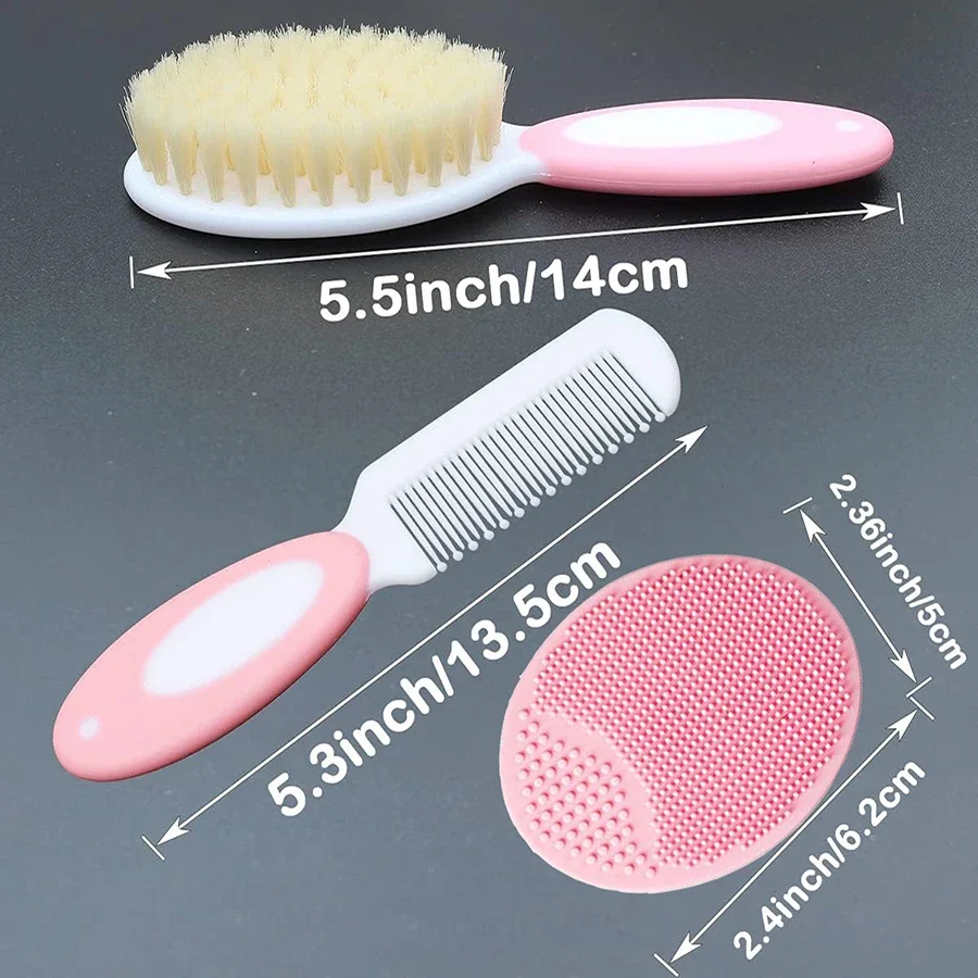 Baby Hair Brush Set for Newbor - Swim Cap Silicone avaliação e preço