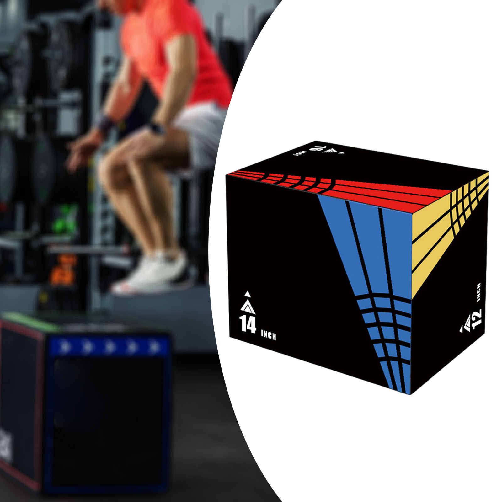 3-in-1Jump Box Plyometric Box  - Sports Equipment Website avaliação e preço