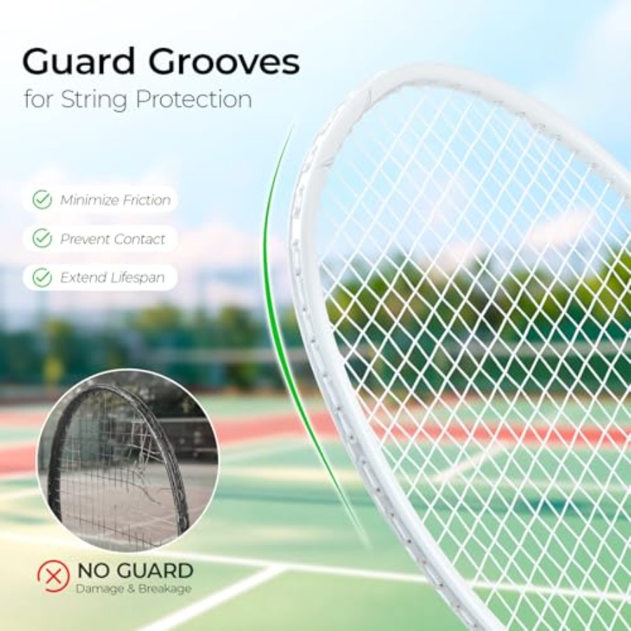 Badminton racket set for recre - Badminton Racket Carbon avaliação e preço