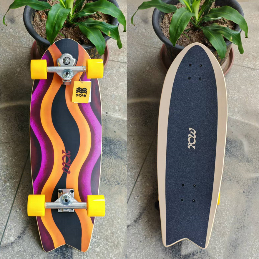 YOW land surf skateboard longb - Skateboard Complete Deck avaliação e preço