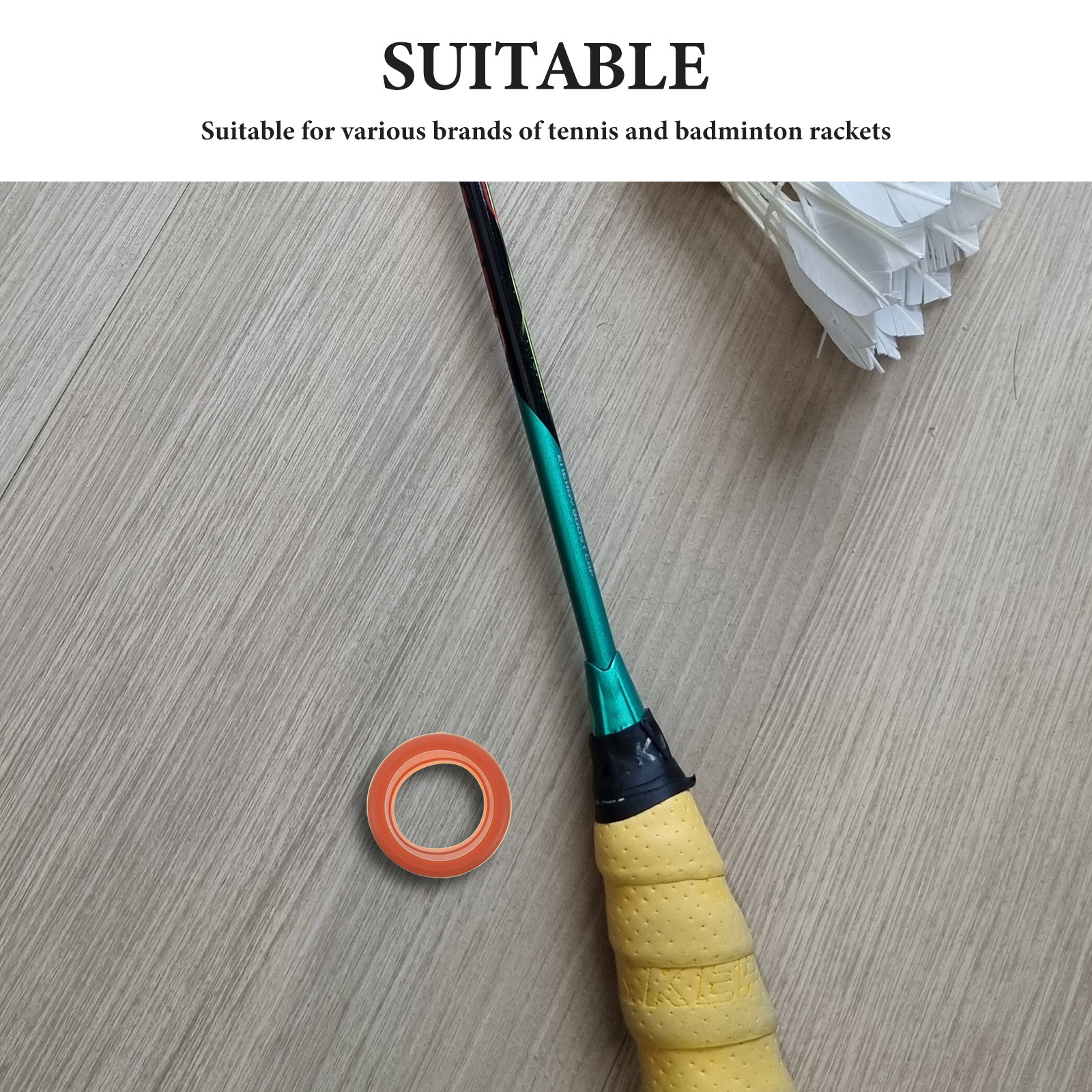 Silicone Badminton Racket Butt - Badminton Racket Carbon avaliação e preço