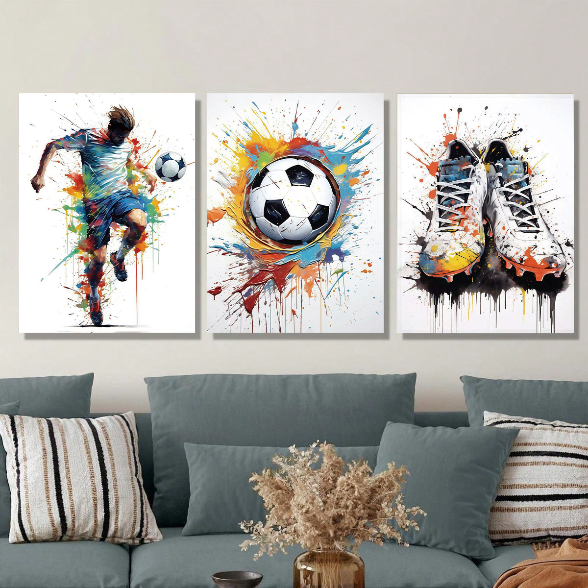 Football Themed Decorative Pai - Sports Equipment Store avaliação e preço