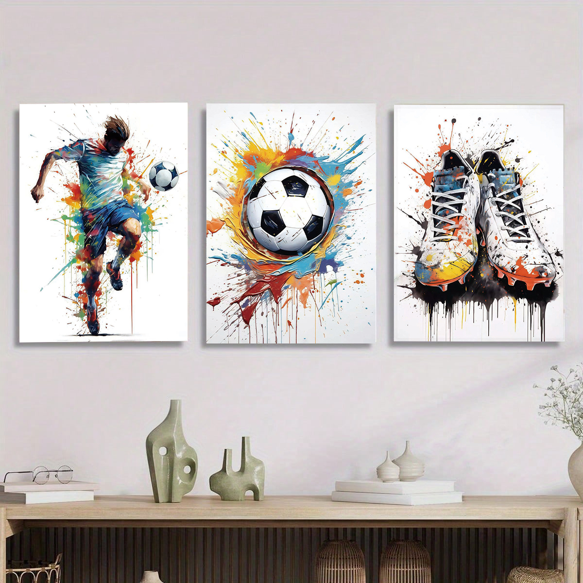 Football Themed Decorative Pai - Sports Equipment Store avaliação e preço