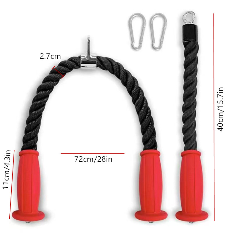 Ergonomic Tricep Ropes Non-Sli - Sports Equipment Website avaliação e preço