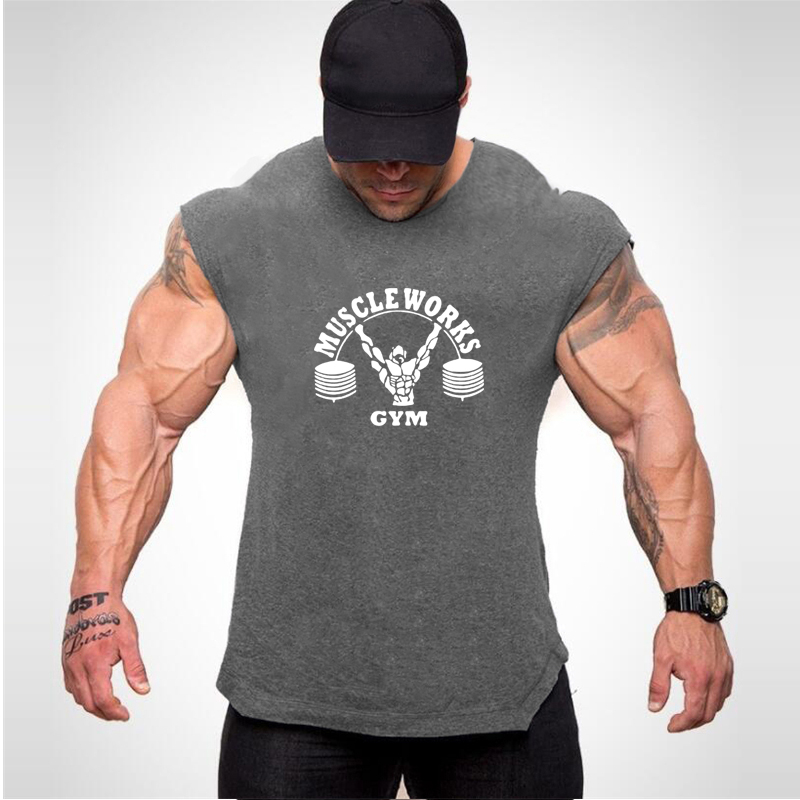 New Summer Brand Vest Cotton G - Sports Equipment Store avaliação e preço
