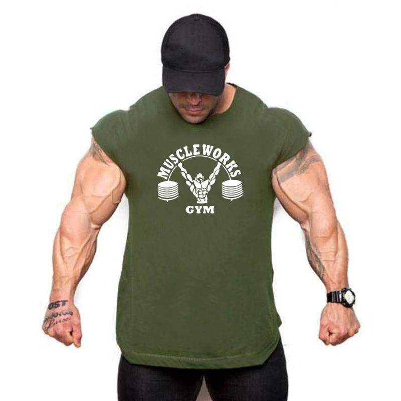 New Summer Brand Vest Cotton G - Sports Equipment Store avaliação e preço