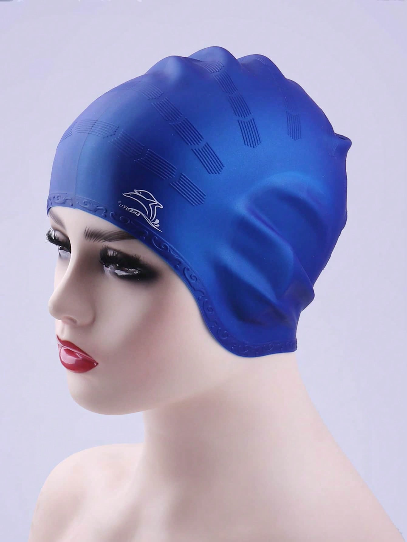 Silicone Waterproof Swim Cap E - Swim Cap Silicone avaliação e preço