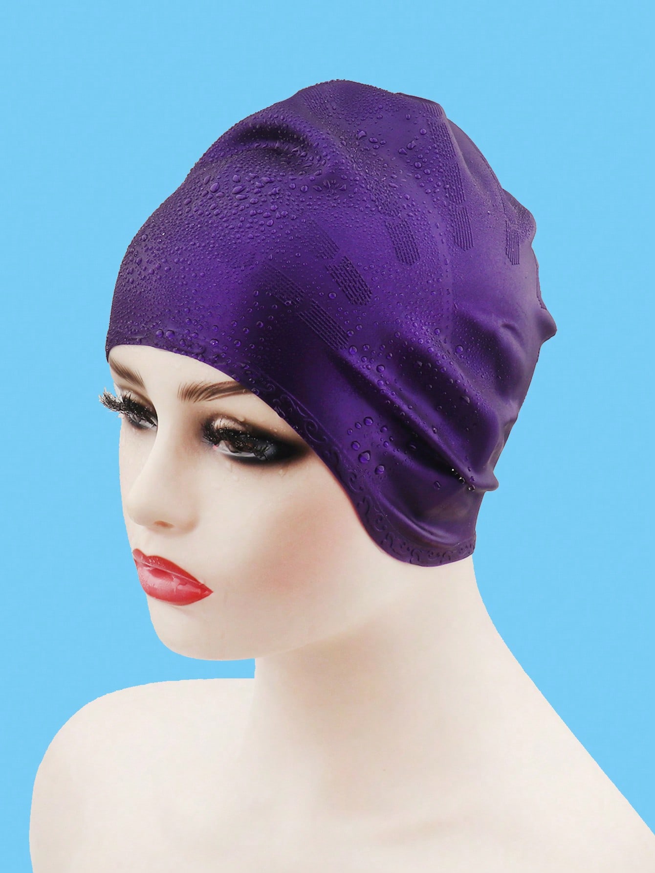 Silicone Waterproof Swim Cap E - Swim Cap Silicone avaliação e preço