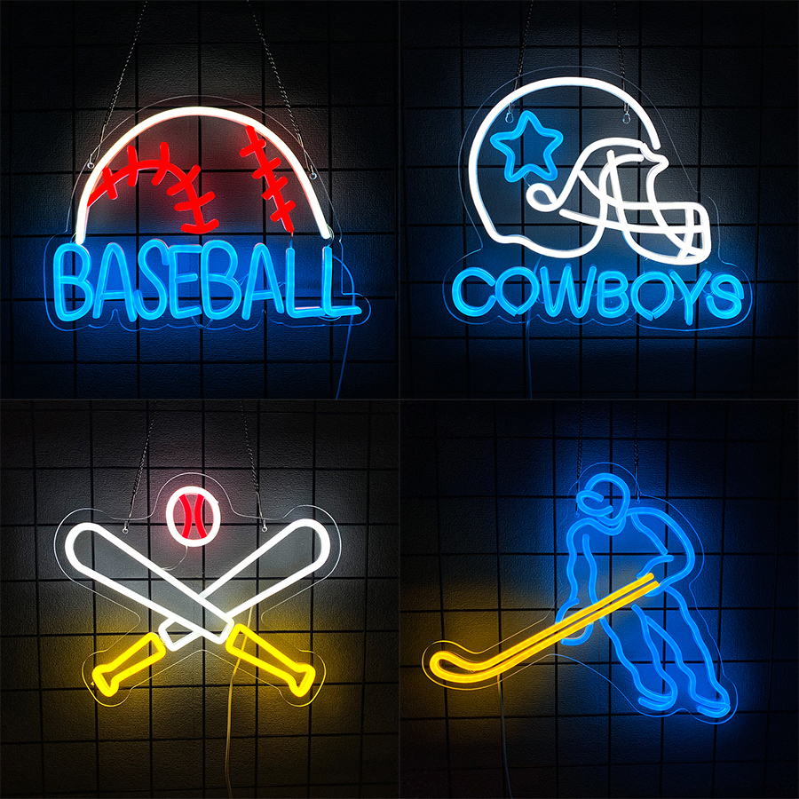 Sports Led Neon Sign, Equipmen - Sports Equipment Used avaliação e preço