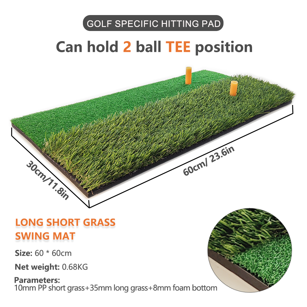 Golf Hitting Mat Indoor Outdoo - Golf Putting Mat avaliação e preço