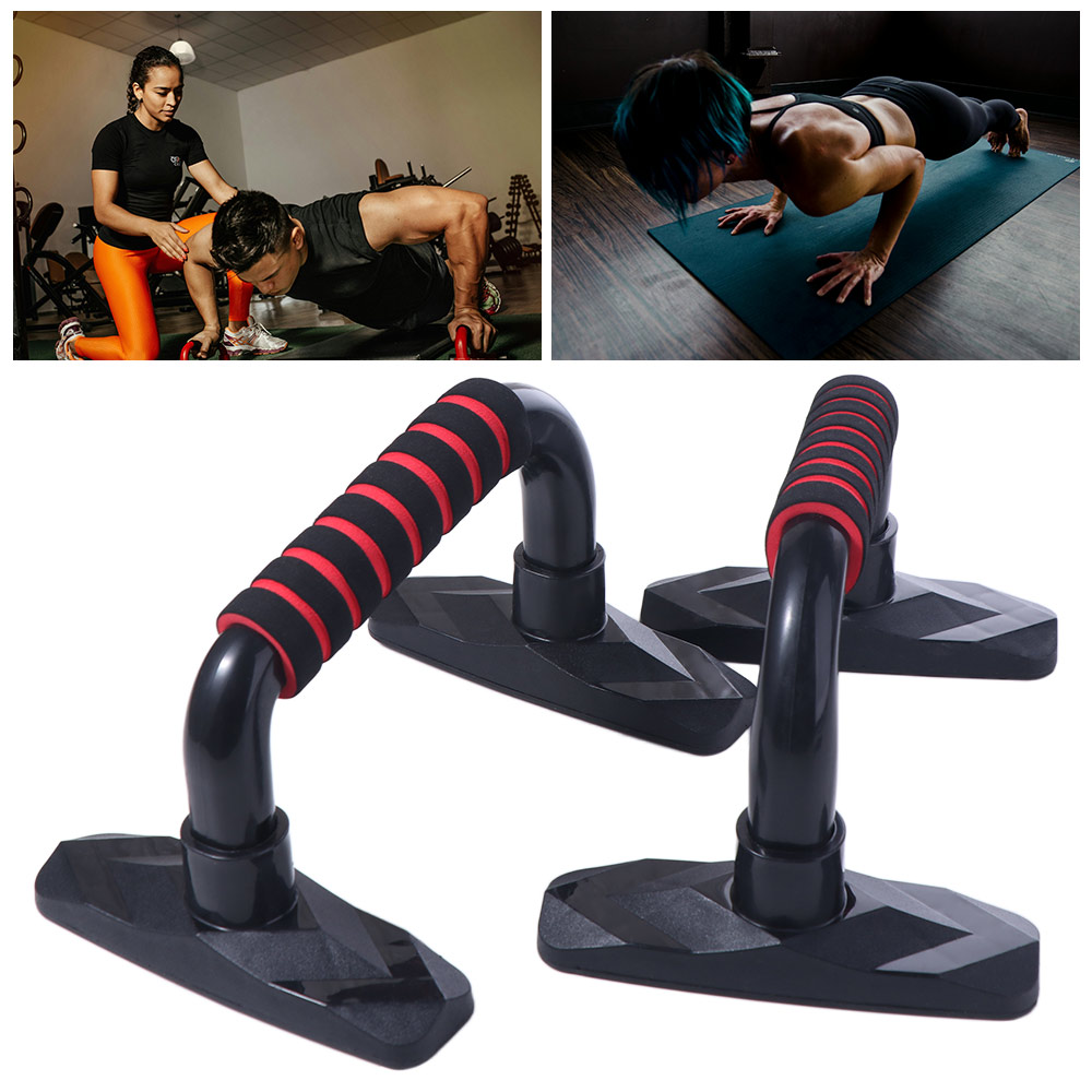 2Pcs Ergonomic Push Up Bar Adj - Sports Equipment Website avaliação e preço