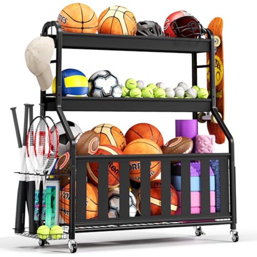 Sports Equipment Organizer Rol - Sports Equipment Cart avaliação e preço