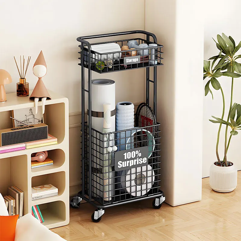 Home With Wheels Yoga Mat Stor - Sports Equipment Cart avaliação e preço