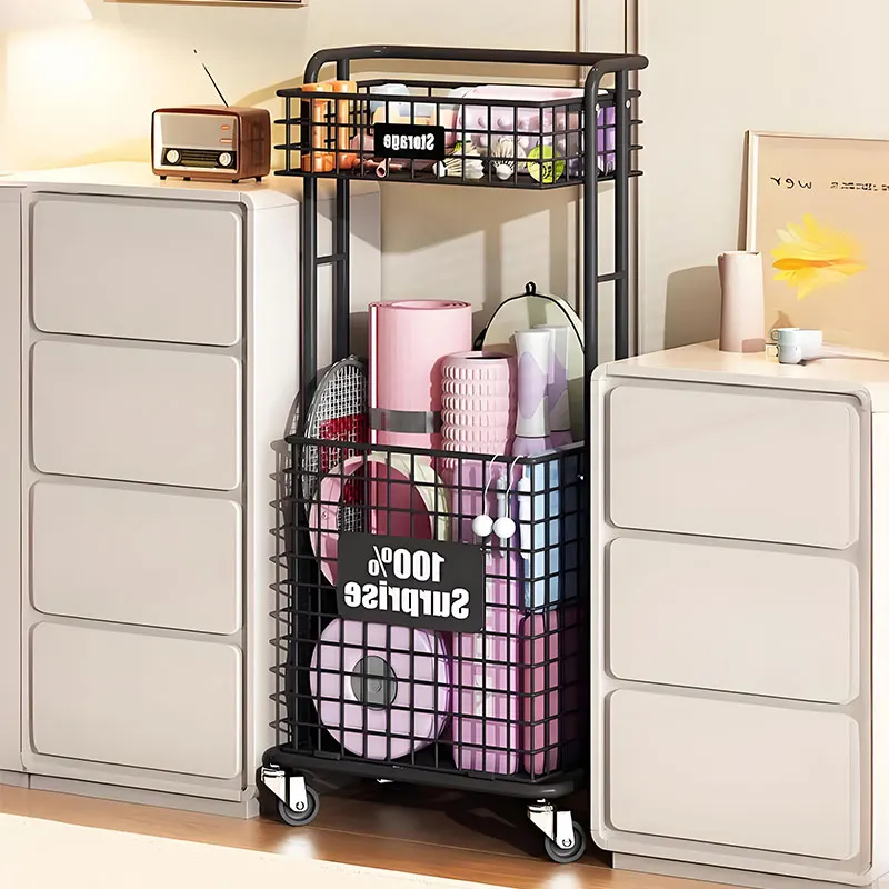 Home With Wheels Yoga Mat Stor - Sports Equipment Cart avaliação e preço