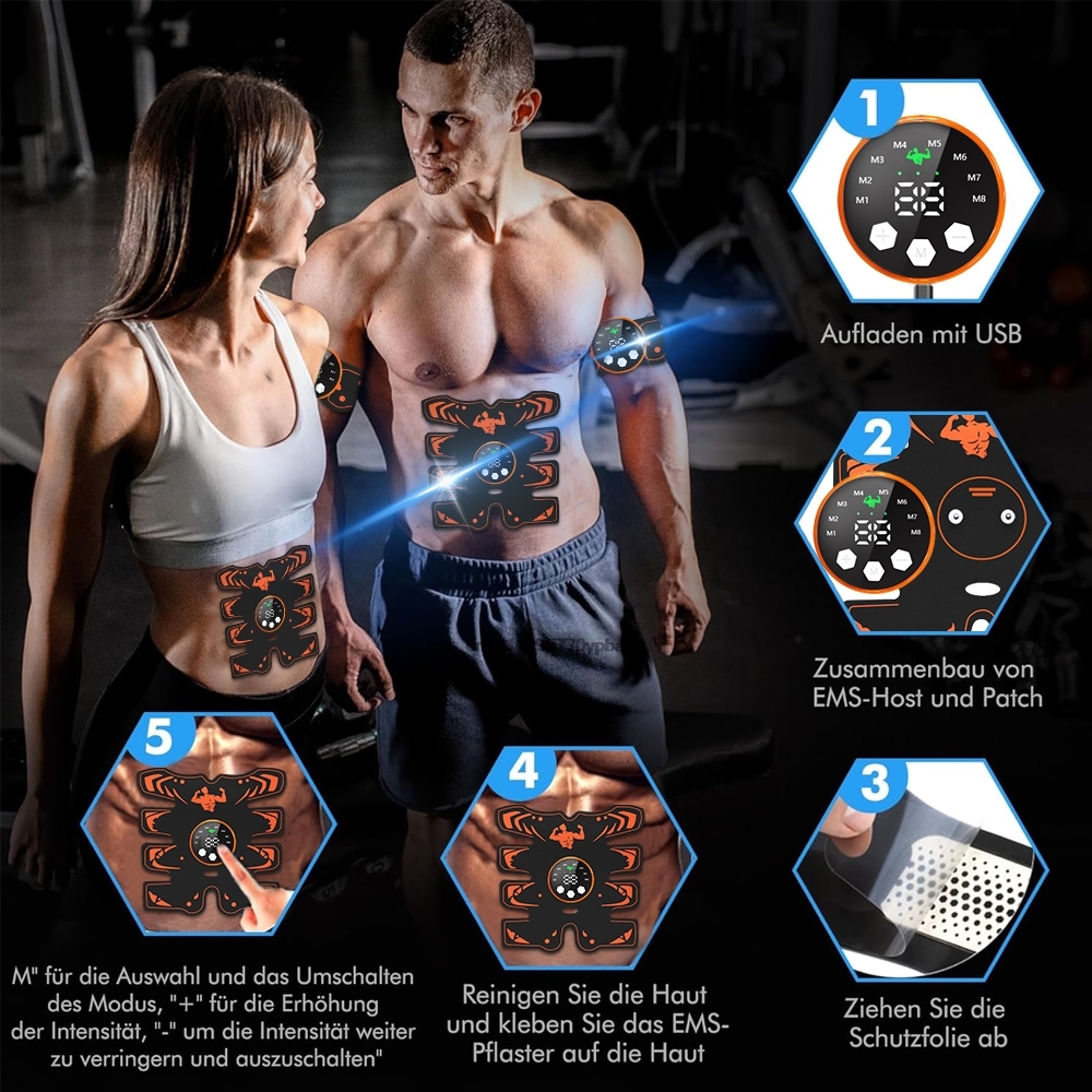 Portable EMS Abdominal Trainer - Sports Equipment Website avaliação e preço