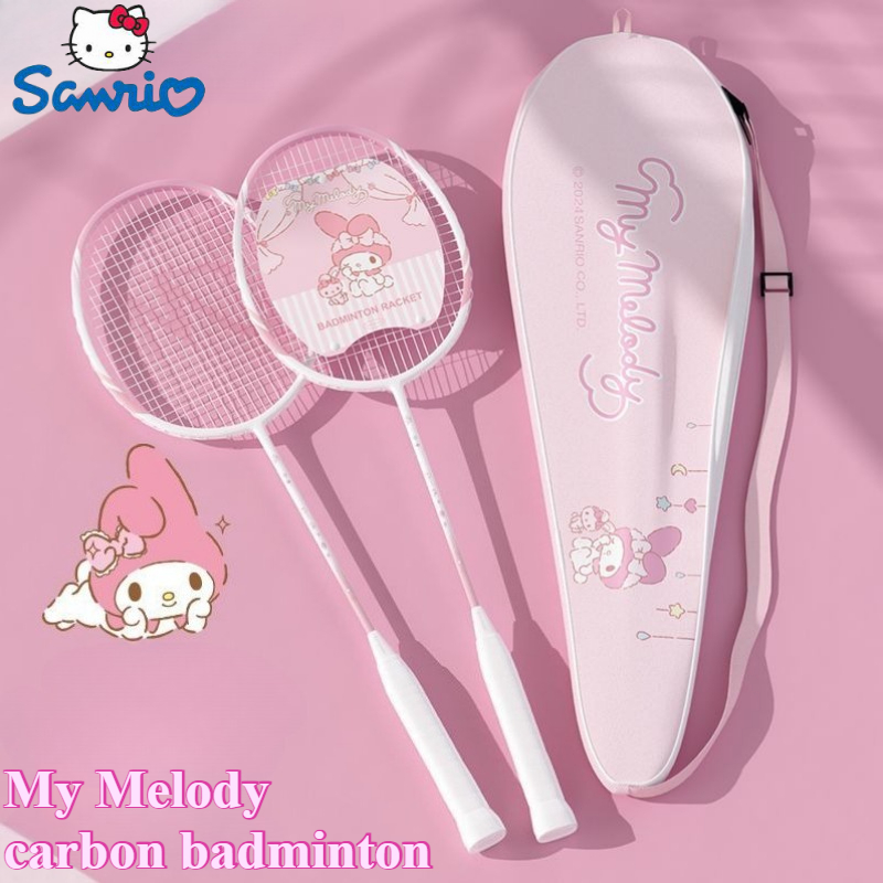 Sanrio My Melody Kuromi Cinnam - Badminton Racket Carbon avaliação e preço