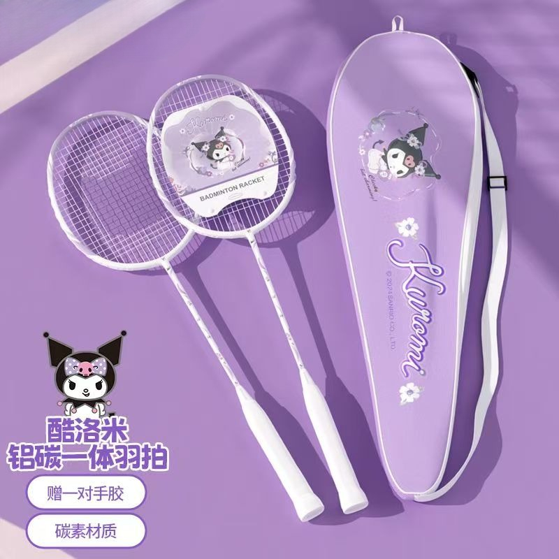 Sanrio My Melody Kuromi Cinnam - Badminton Racket Carbon avaliação e preço