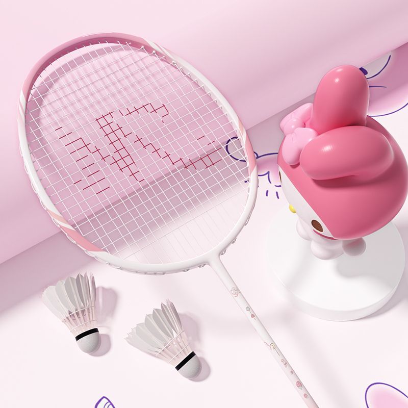Sanrio My Melody Kuromi Cinnam - Badminton Racket Carbon avaliação e preço