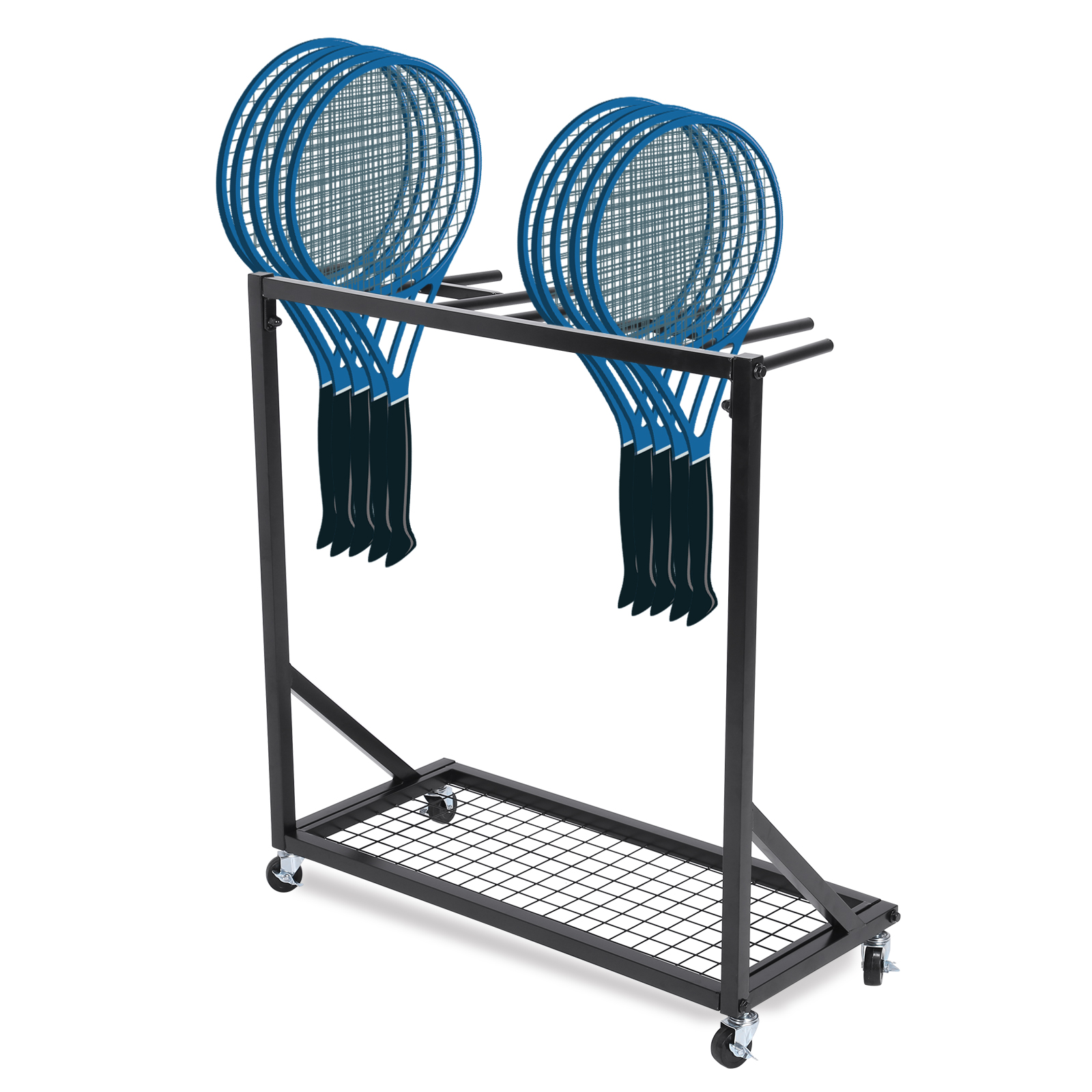 Sports Racquet Storage Organiz - Sports Equipment Cart avaliação e preço