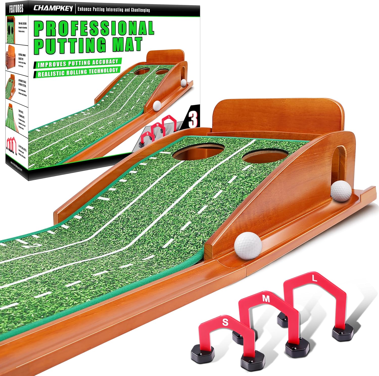 Premium Golf Putting Green Ind - Golf Putting Mat avaliação e preço