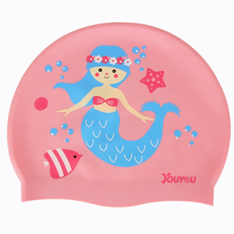 Children's Silicone Cartoon Sw - Swim Cap Silicone avaliação e preço