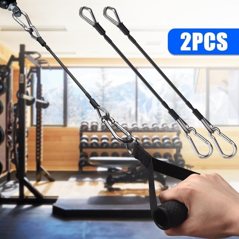 1/2Pcs 25cm Gym Cable Extensio - Sports Equipment At Home avaliação e preço