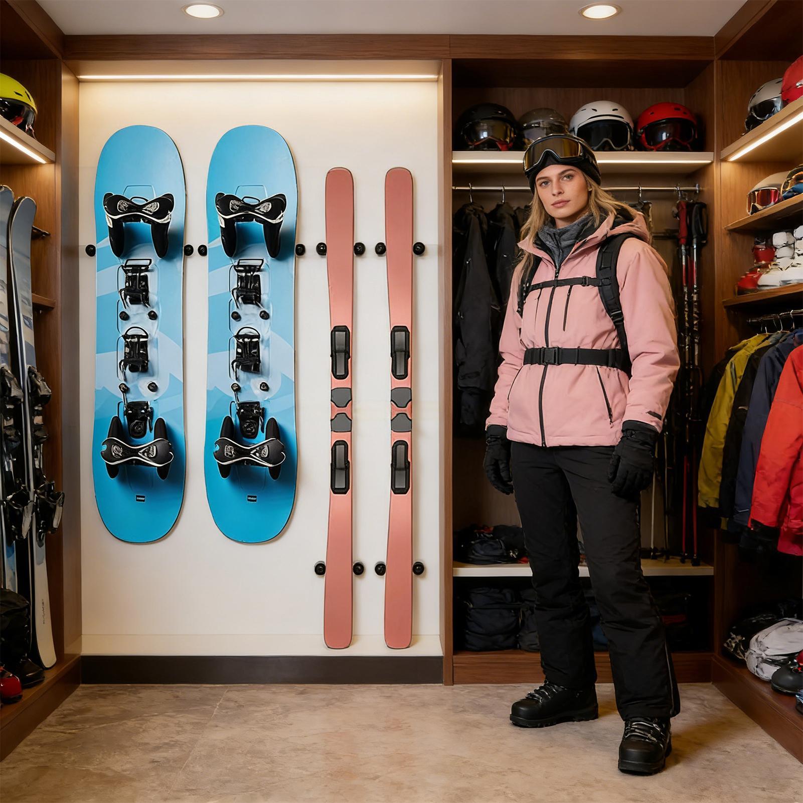 Ski Wall Mount Vertical Snowbo - Sports Equipment Store avaliação e preço