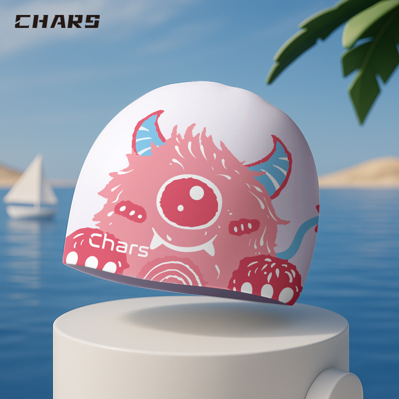 Cute Swim Caps for Kids, Silic - Swim Cap Silicone avaliação e preço