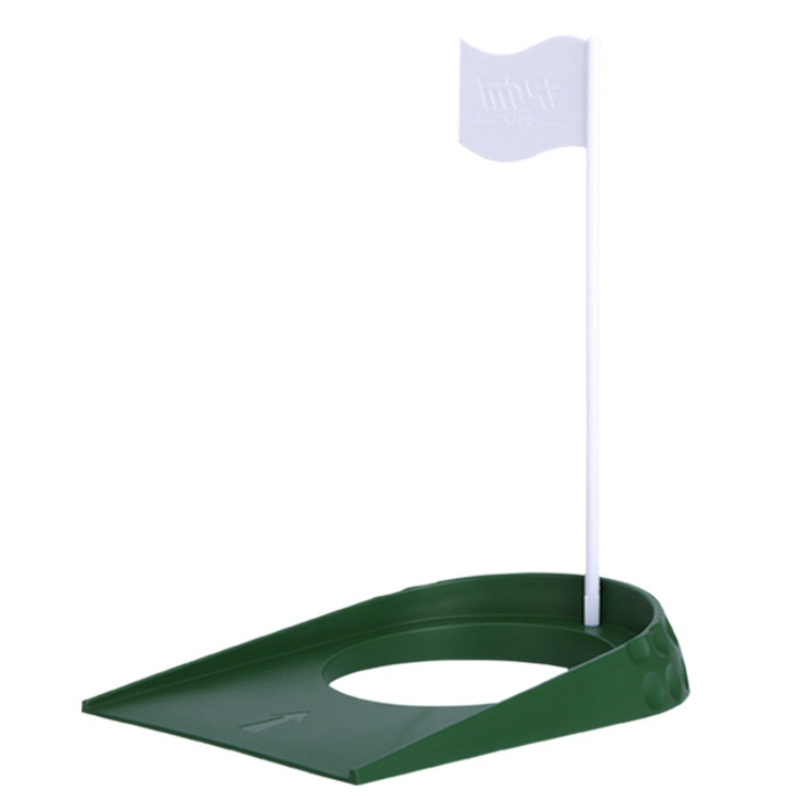 Golf Hole Cup with Hole Flag A - Golf Putting Mat avaliação e preço