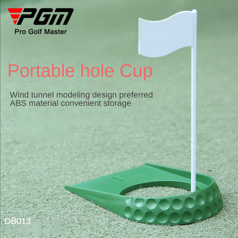 Golf Hole Cup with Hole Flag A - Golf Putting Mat avaliação e preço