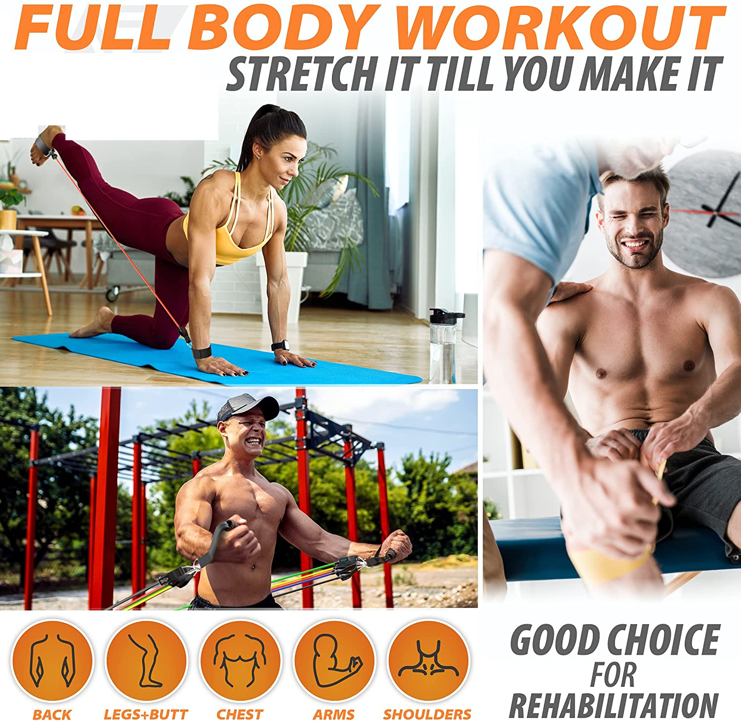 300lb Fitness Booty Resistance - Sports Equipment Website avaliação e preço