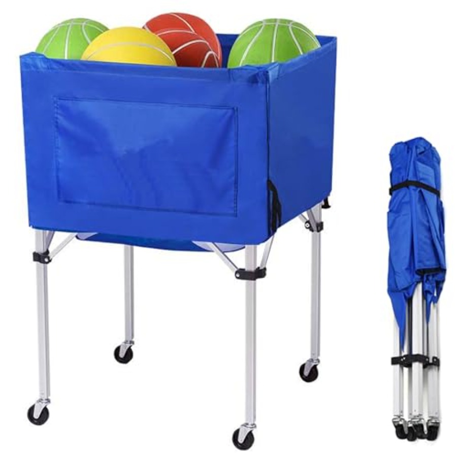 Volleyball Ball cart with Whee - Sports Equipment Cart avaliação e preço