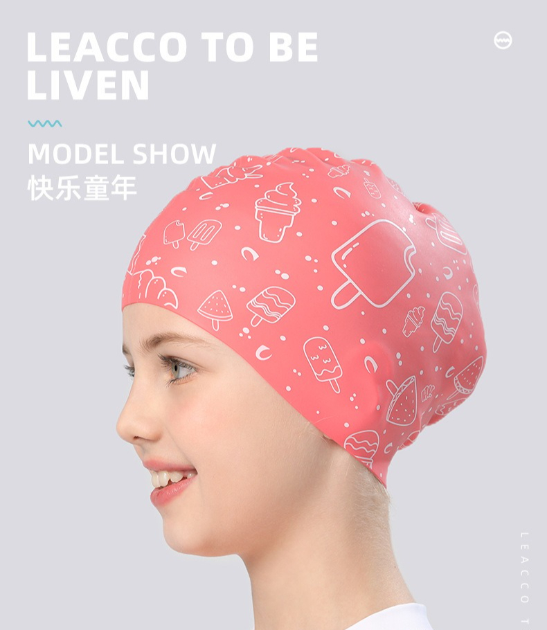 Waterproof Silicone Swim Cap f - Swim Cap Silicone avaliação e preço